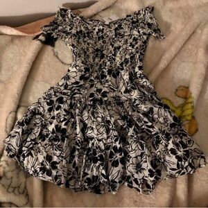 NWT American Eagle floral off shoulder mini dress